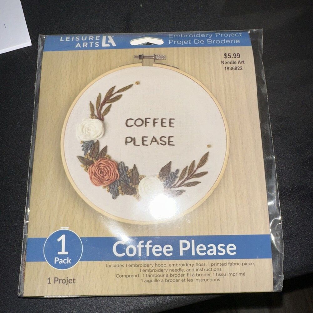 Craft embroidery project ( missing little embroidery hoop)
